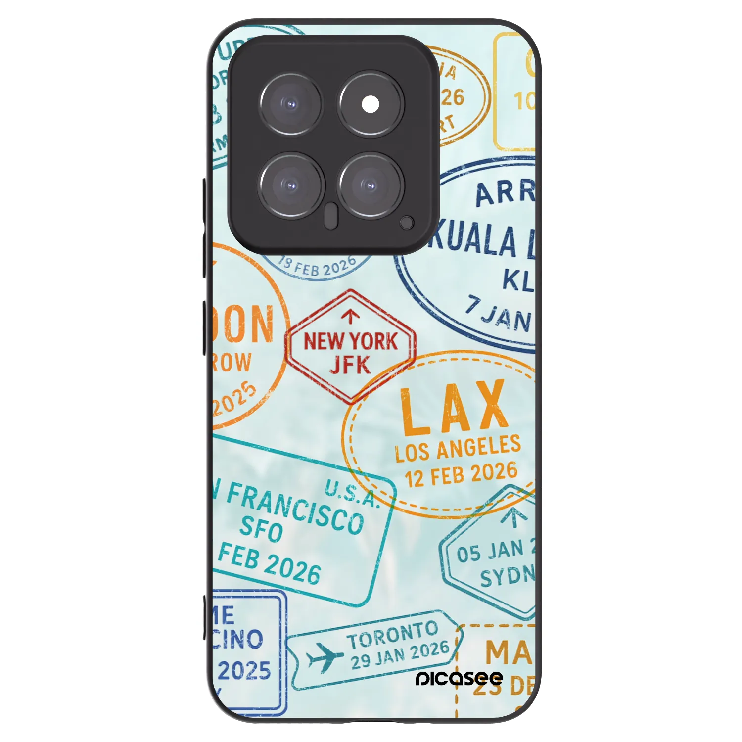 Picasee husă neagră din silicon pentru Xiaomi 14 - PASSPORT EDITION