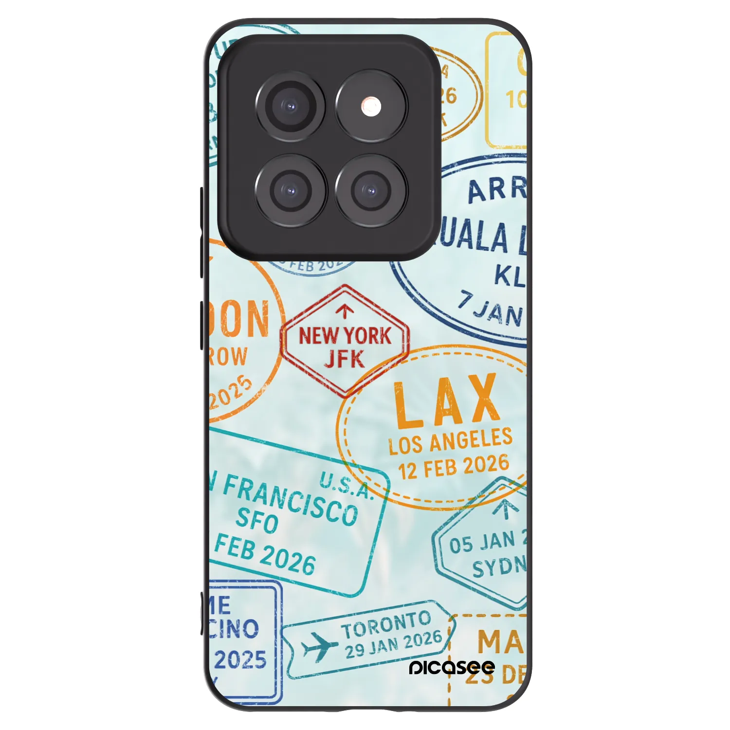 Picasee husă neagră din silicon pentru Xiaomi 14 Pro - PASSPORT EDITION