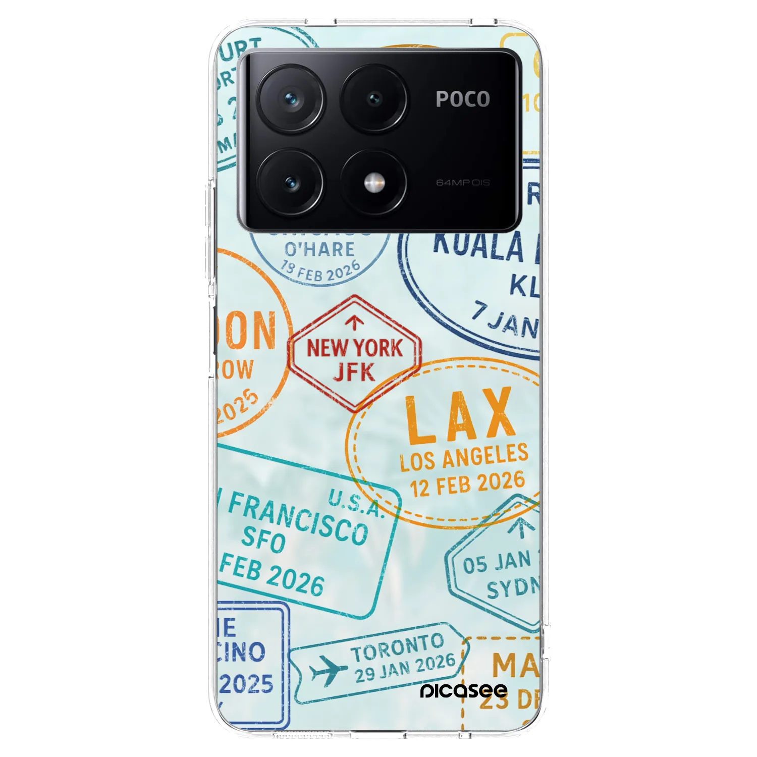 Picasee husă transparentă din silicon pentru Xiaomi Poco X6 Pro - PASSPORT EDITION