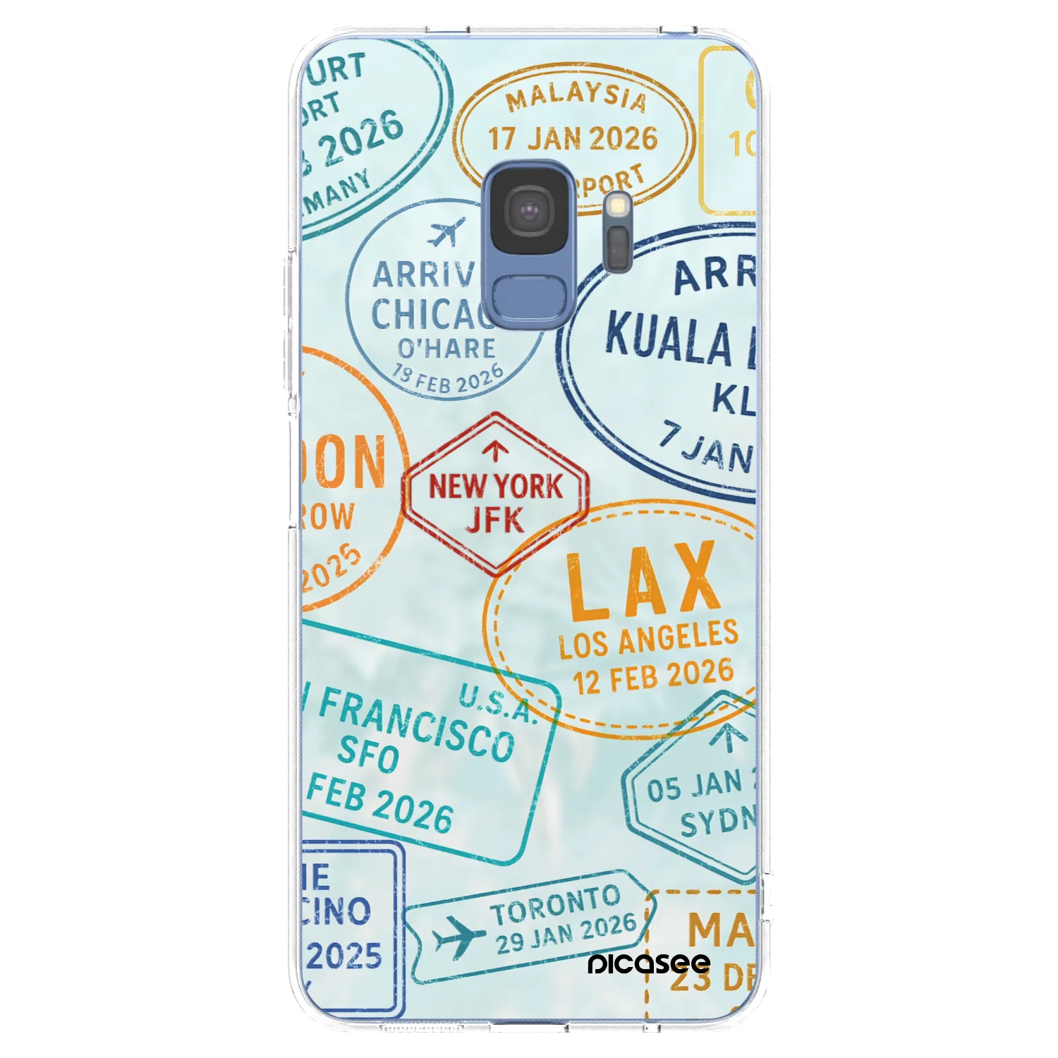 Picasee husă transparentă din silicon pentru Samsung Galaxy S9 G960F - PASSPORT EDITION