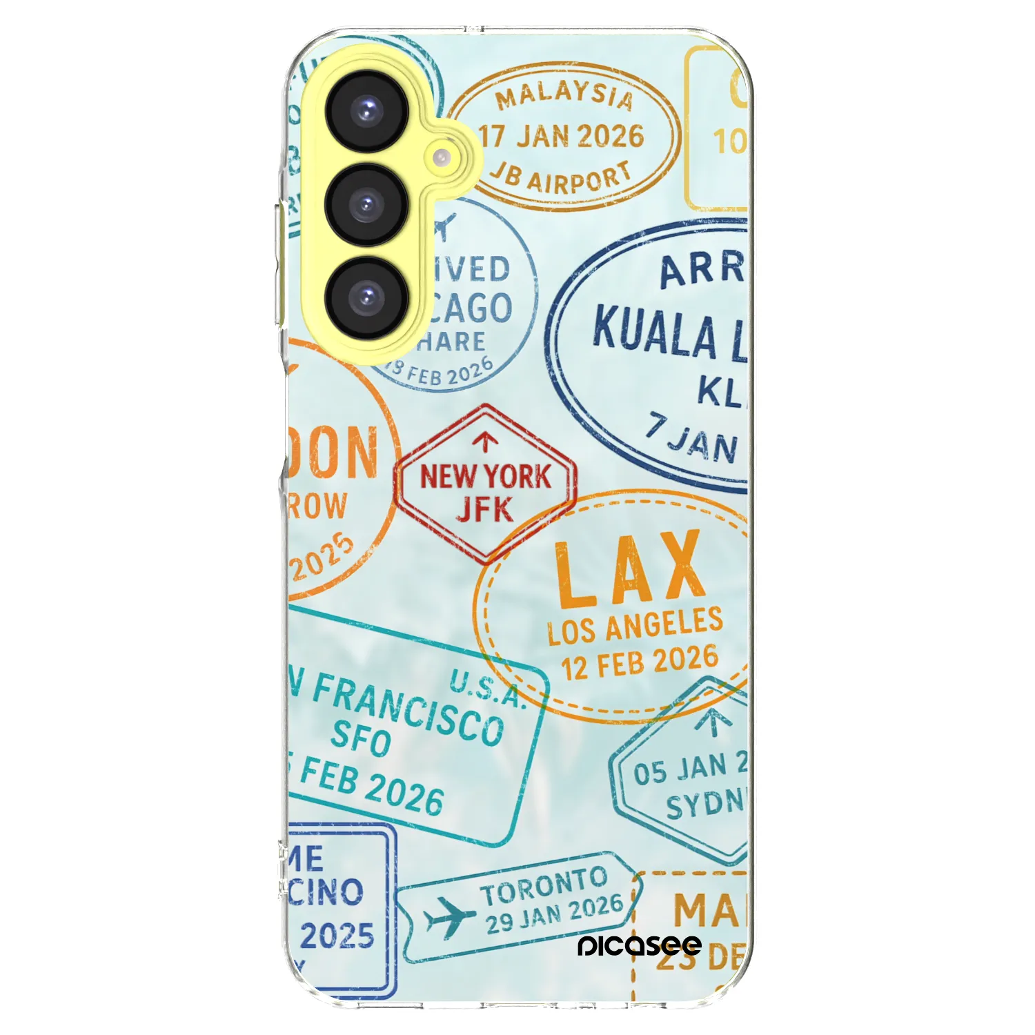 Picasee husă transparentă din silicon pentru Samsung Galaxy A25 A256B 5G - PASSPORT EDITION