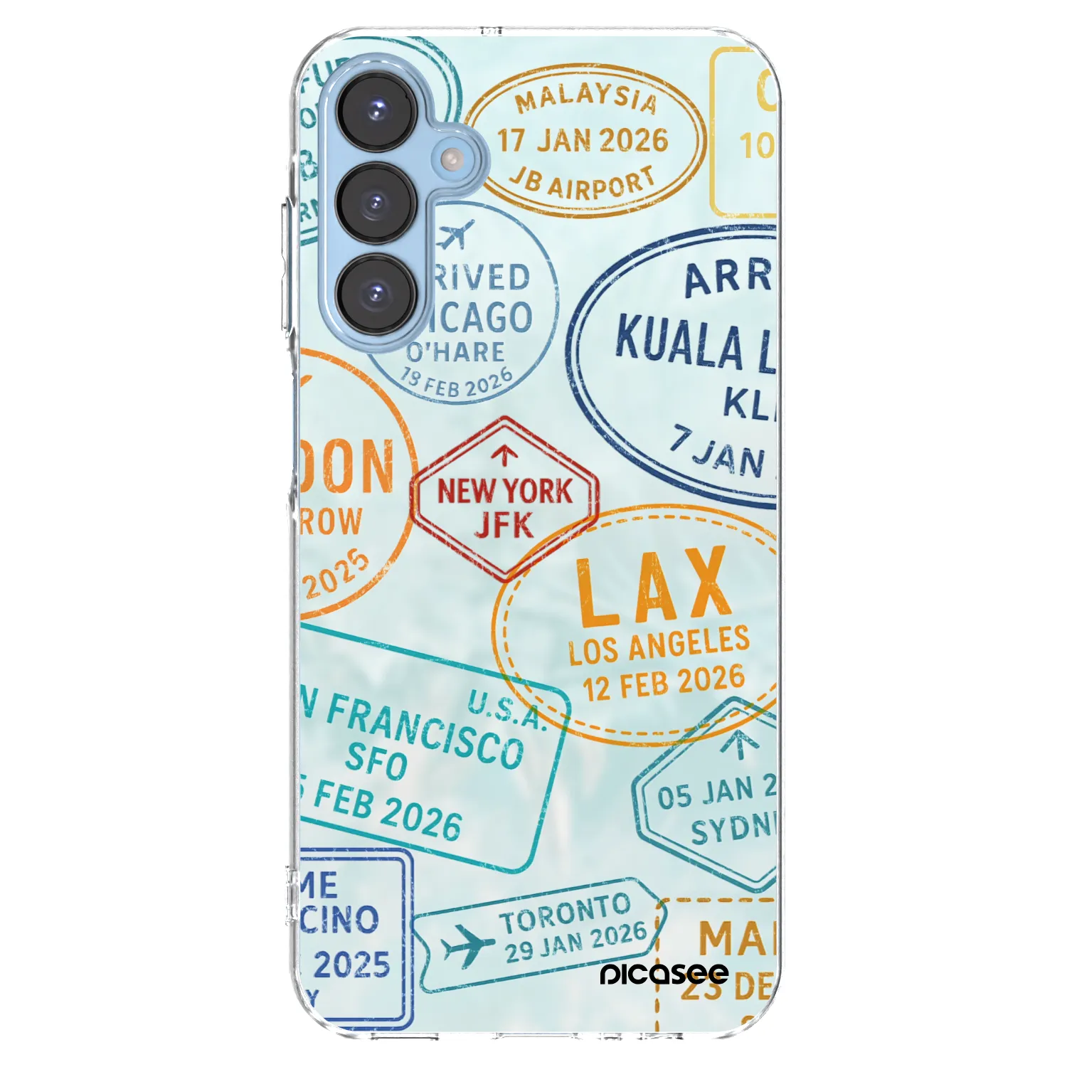 Picasee husă transparentă din silicon pentru Samsung Galaxy A15 A156B 5G - PASSPORT EDITION