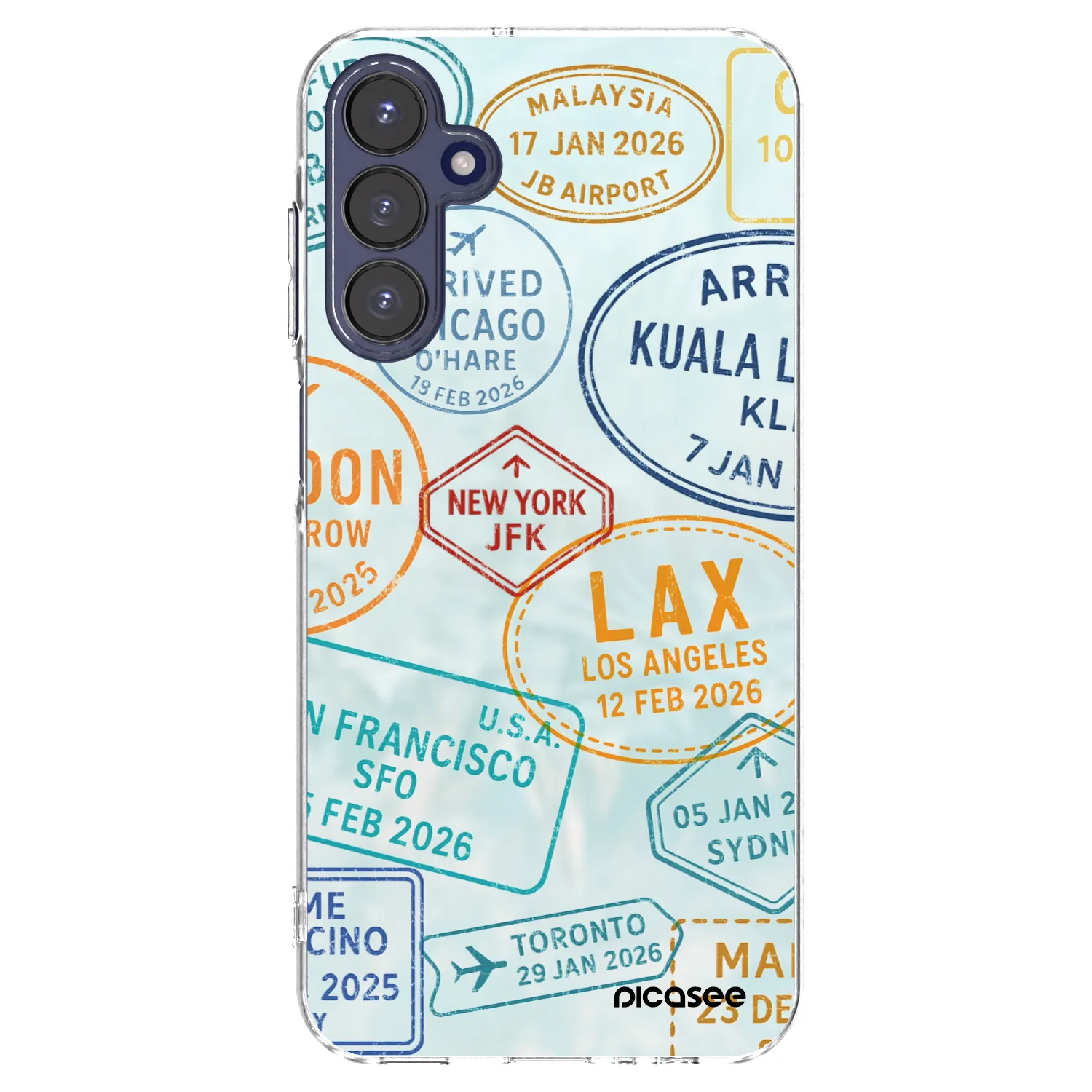 Picasee husă transparentă din silicon pentru Samsung Galaxy A15 A155F 4G - PASSPORT EDITION