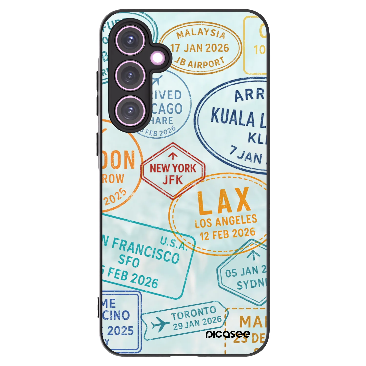 Picasee husă neagră din silicon pentru Samsung Galaxy A35 5G A356B - PASSPORT EDITION