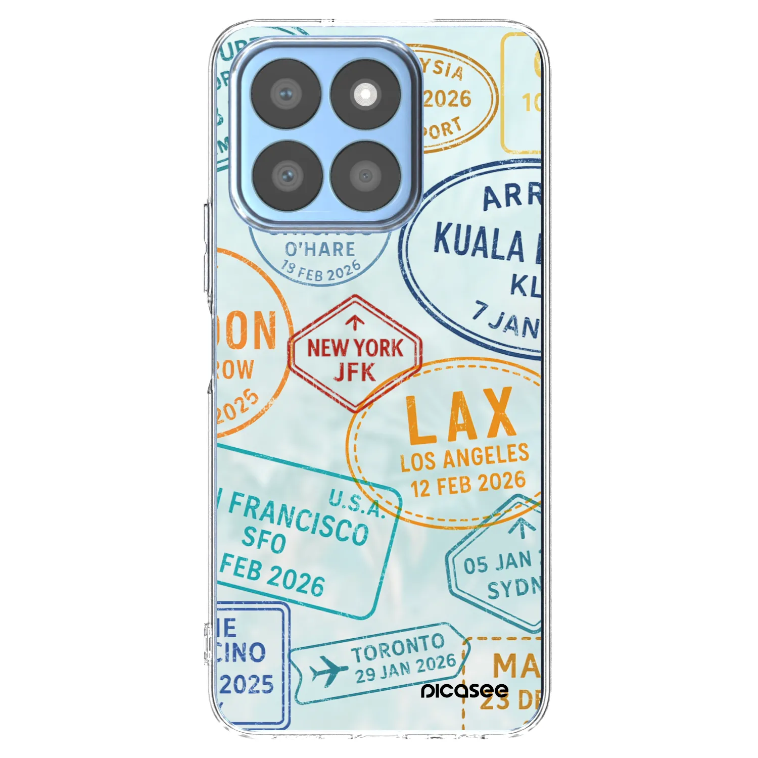 Picasee husă transparentă din silicon pentru Honor X8b - PASSPORT EDITION