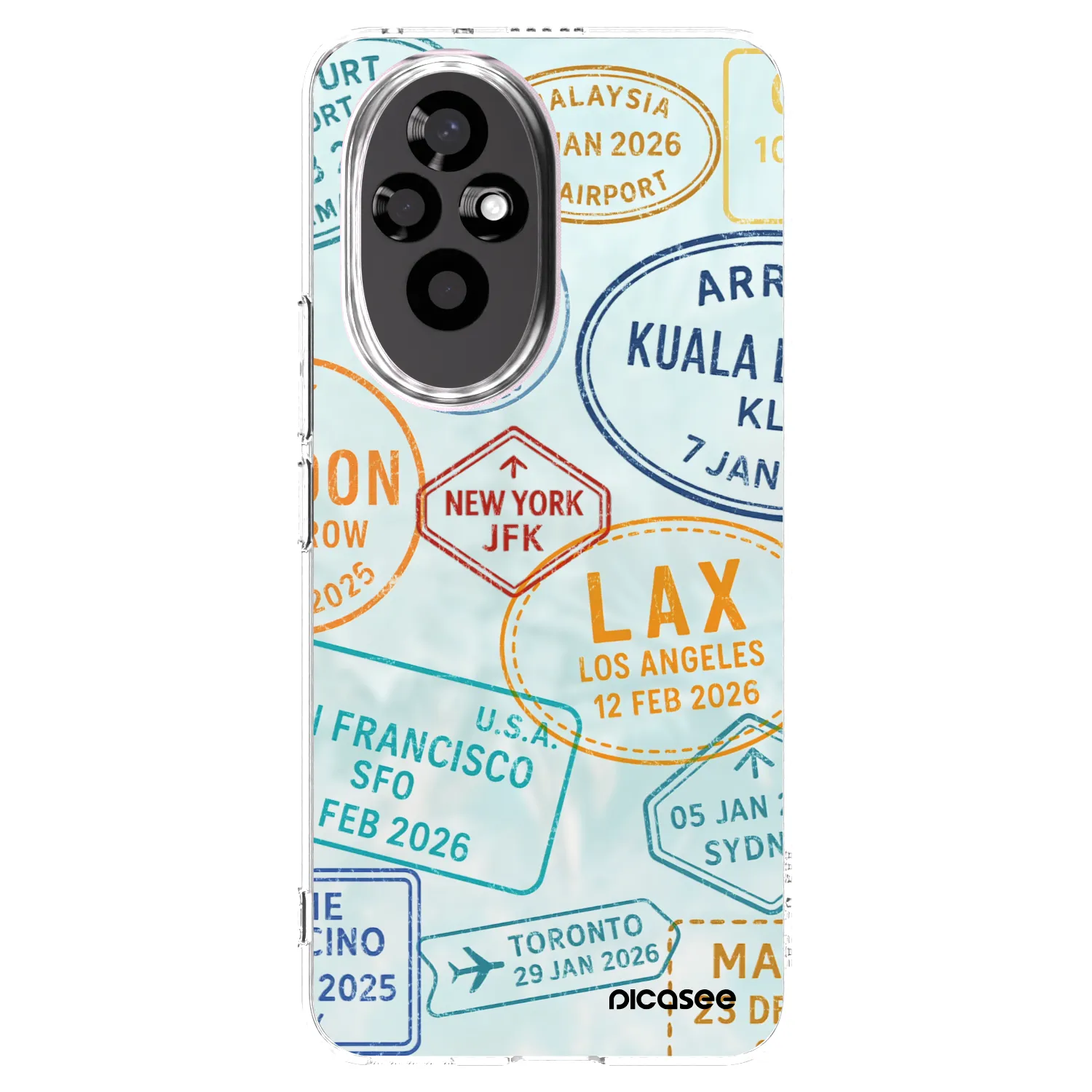 Picasee husă transparentă din silicon pentru Honor 200 Pro 5G - PASSPORT EDITION