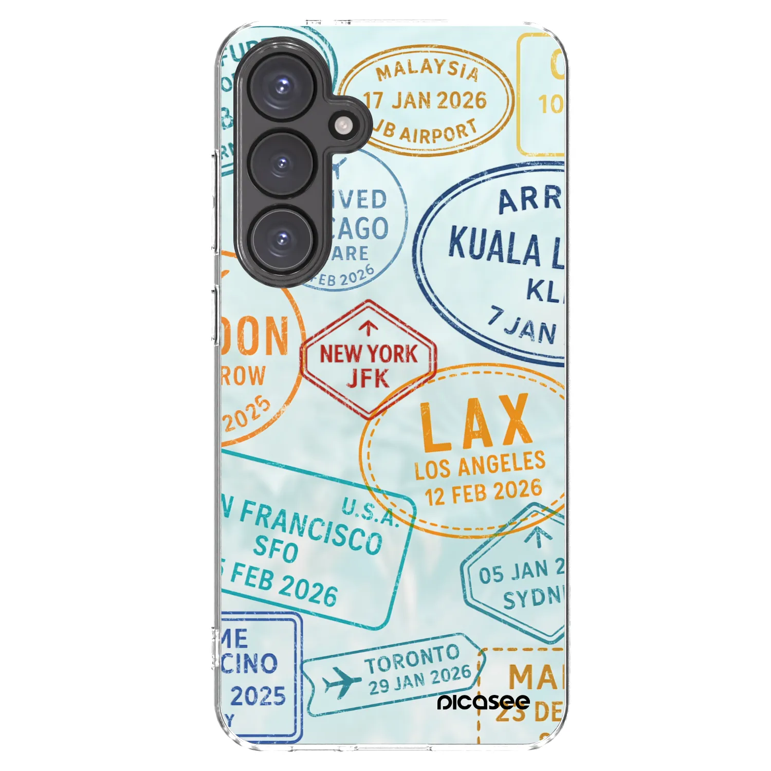 Picasee husă transparentă din silicon pentru Samsung Galaxy S24 FE S721B - PASSPORT EDITION