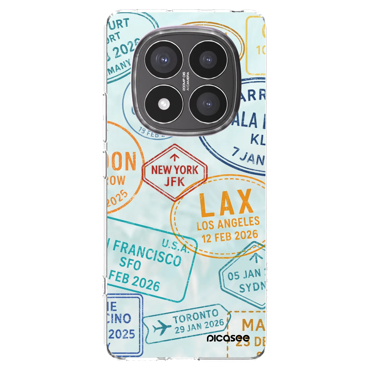 Picasee husă transparentă din silicon pentru Xiaomi Redmi Note 14 Pro+ 5G - PASSPORT EDITION