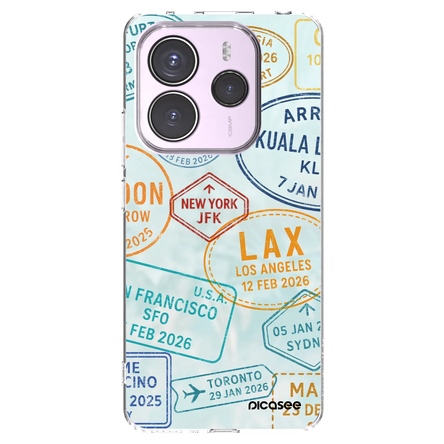 Picasee husă transparentă din silicon pentru Xiaomi Redmi Note 14 5G - PASSPORT EDITION