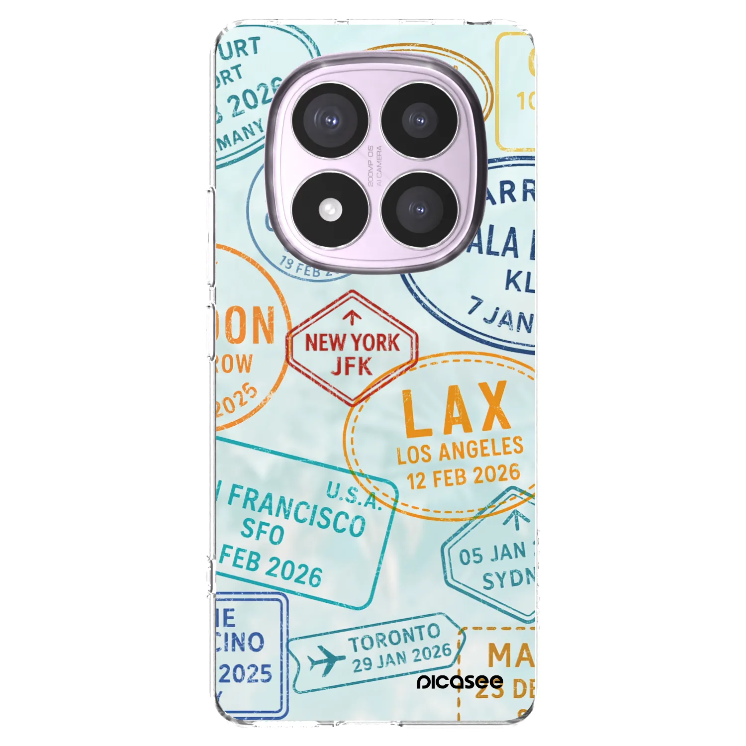 Picasee husă transparentă din silicon pentru Xiaomi Redmi Note 14 Pro 4G - PASSPORT EDITION