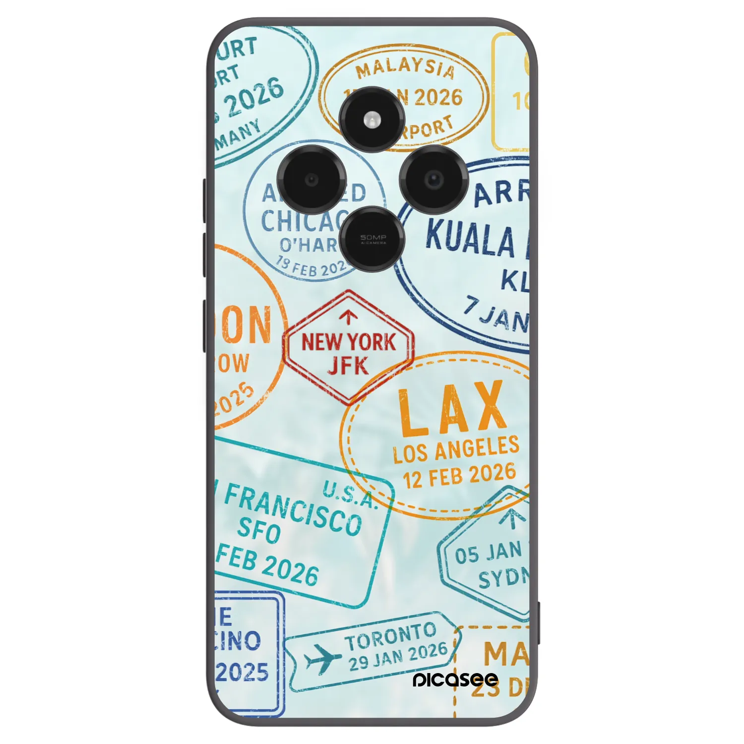 Picasee husă neagră din silicon pentru Xiaomi Poco C75 - PASSPORT EDITION