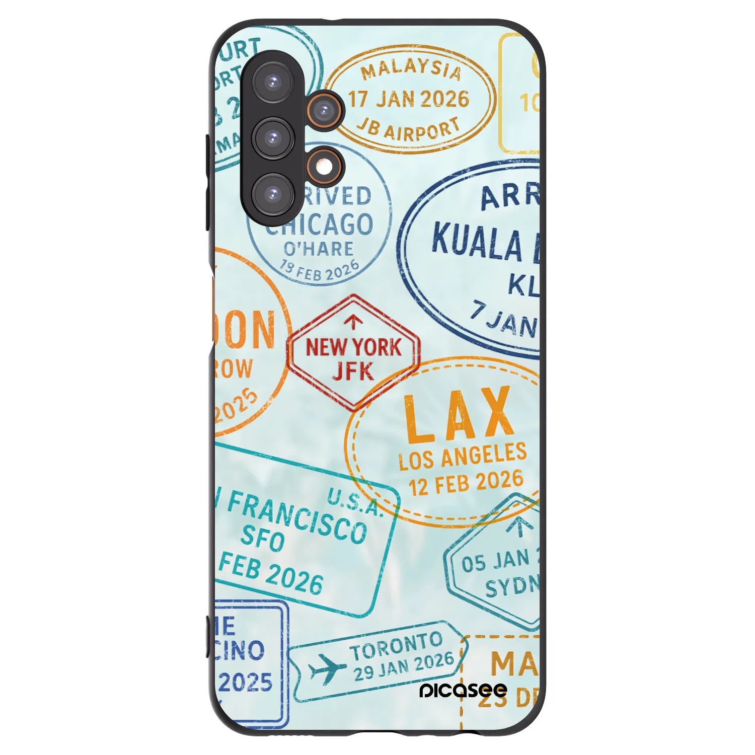 Picasee husă neagră din silicon pentru Samsung Galaxy A13 5G - PASSPORT EDITION