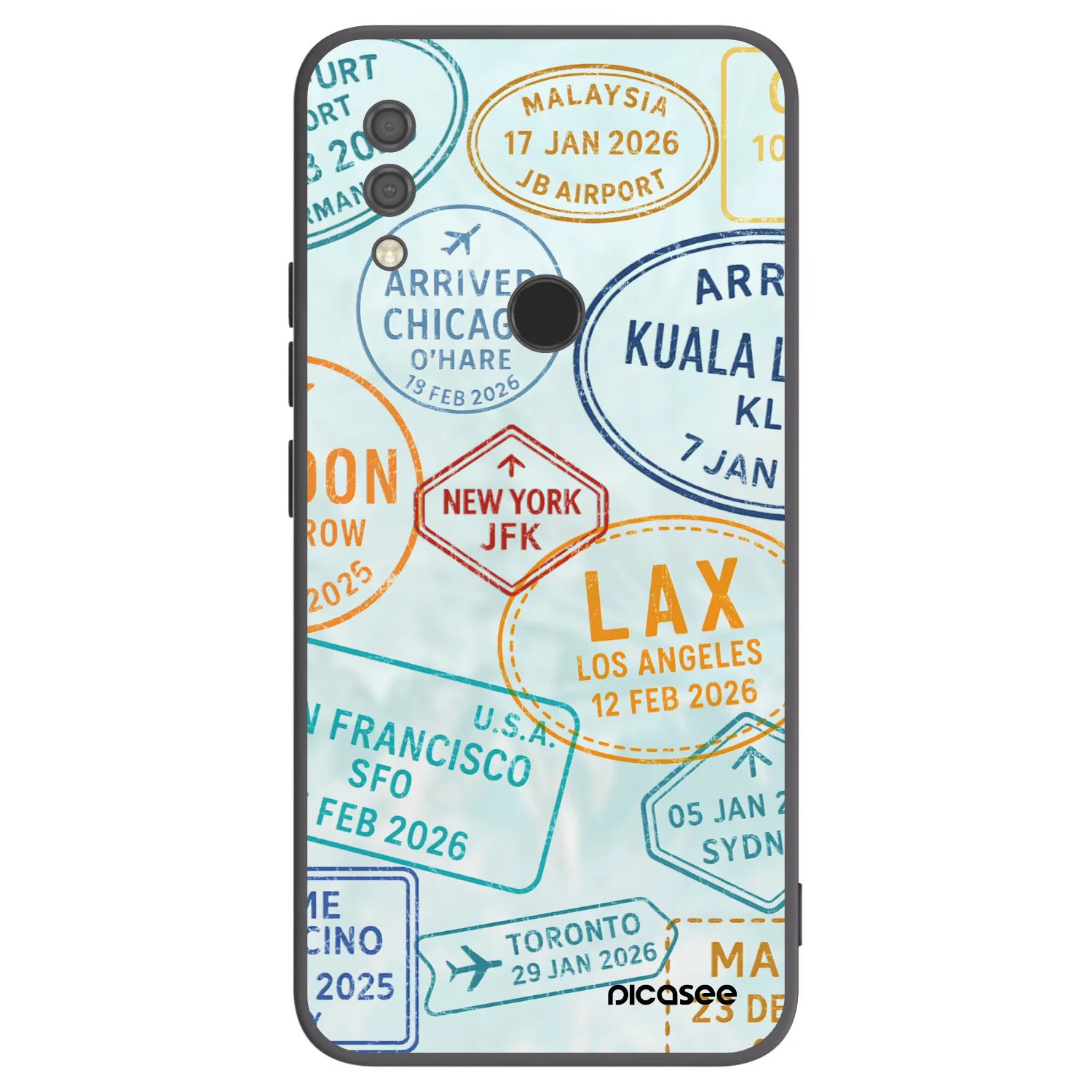 Picasee husă neagră din silicon pentru Xiaomi Redmi 7 - PASSPORT EDITION