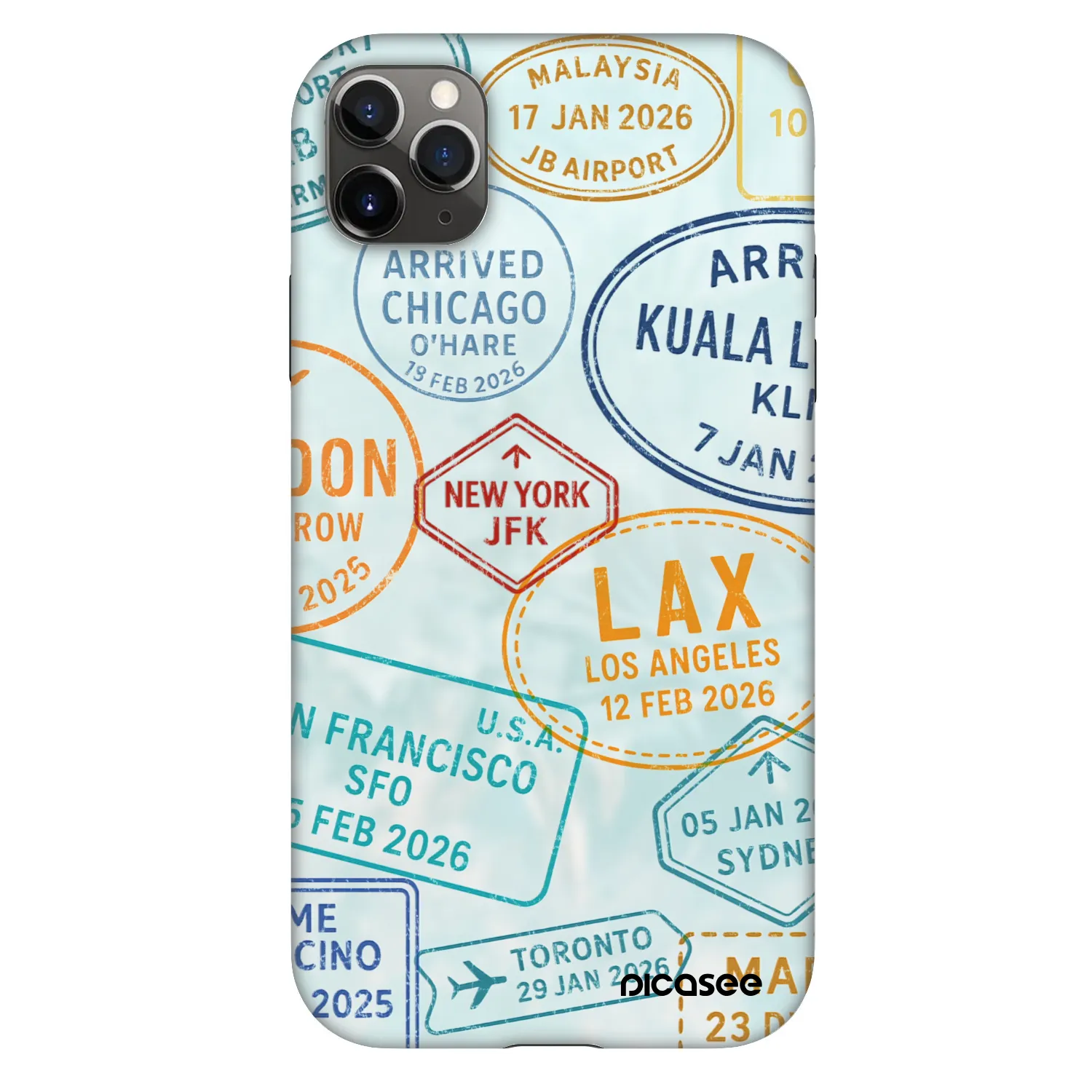 Picasee Fashion Case pentru Apple iPhone 11 Pro Max - PASSPORT EDITION