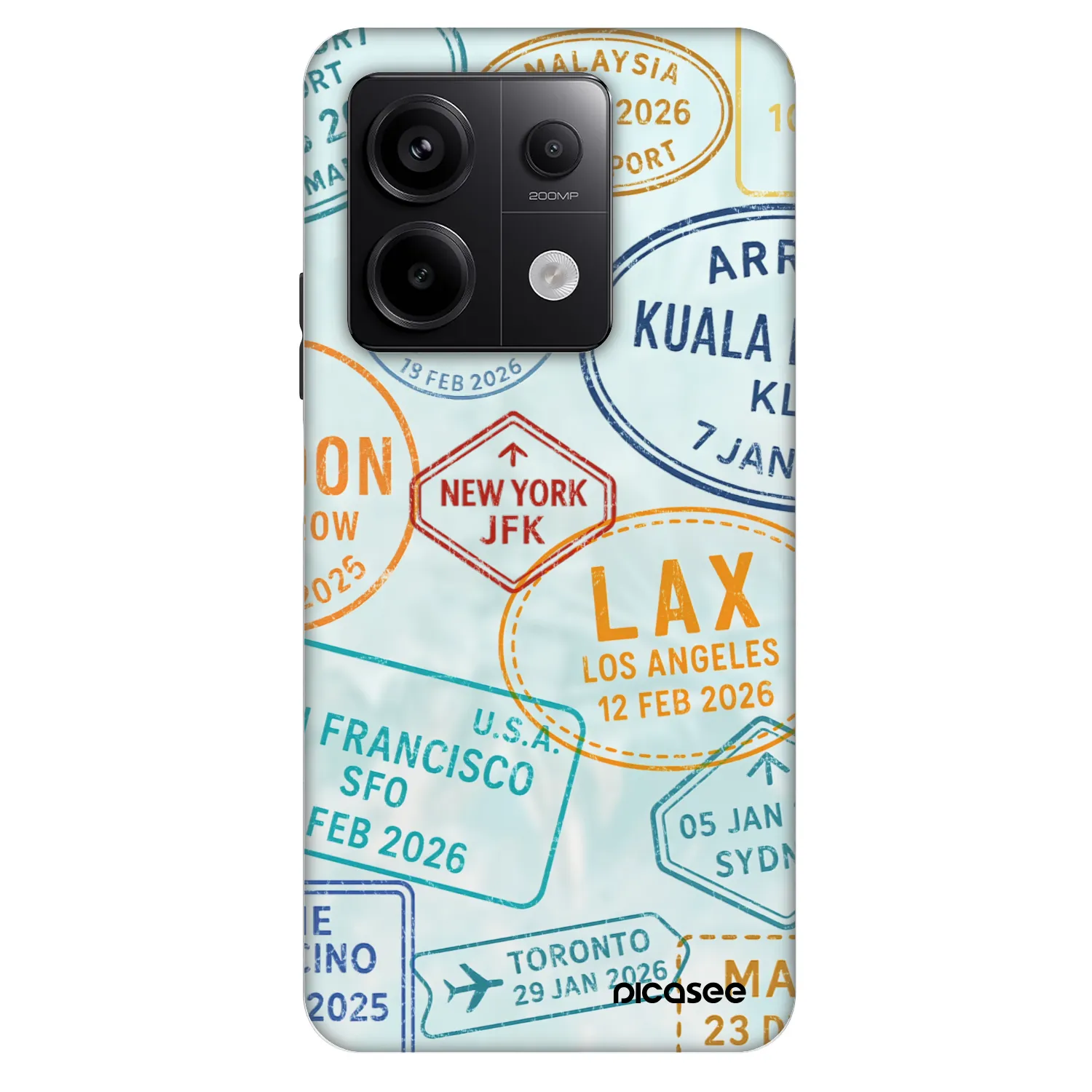 Picasee Fashion Case pentru Xiaomi Redmi Note 13 Pro 5G - PASSPORT EDITION