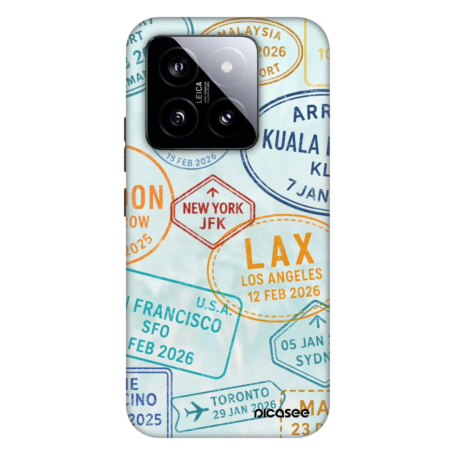 Picasee Fashion Case pentru Xiaomi 14 - PASSPORT EDITION