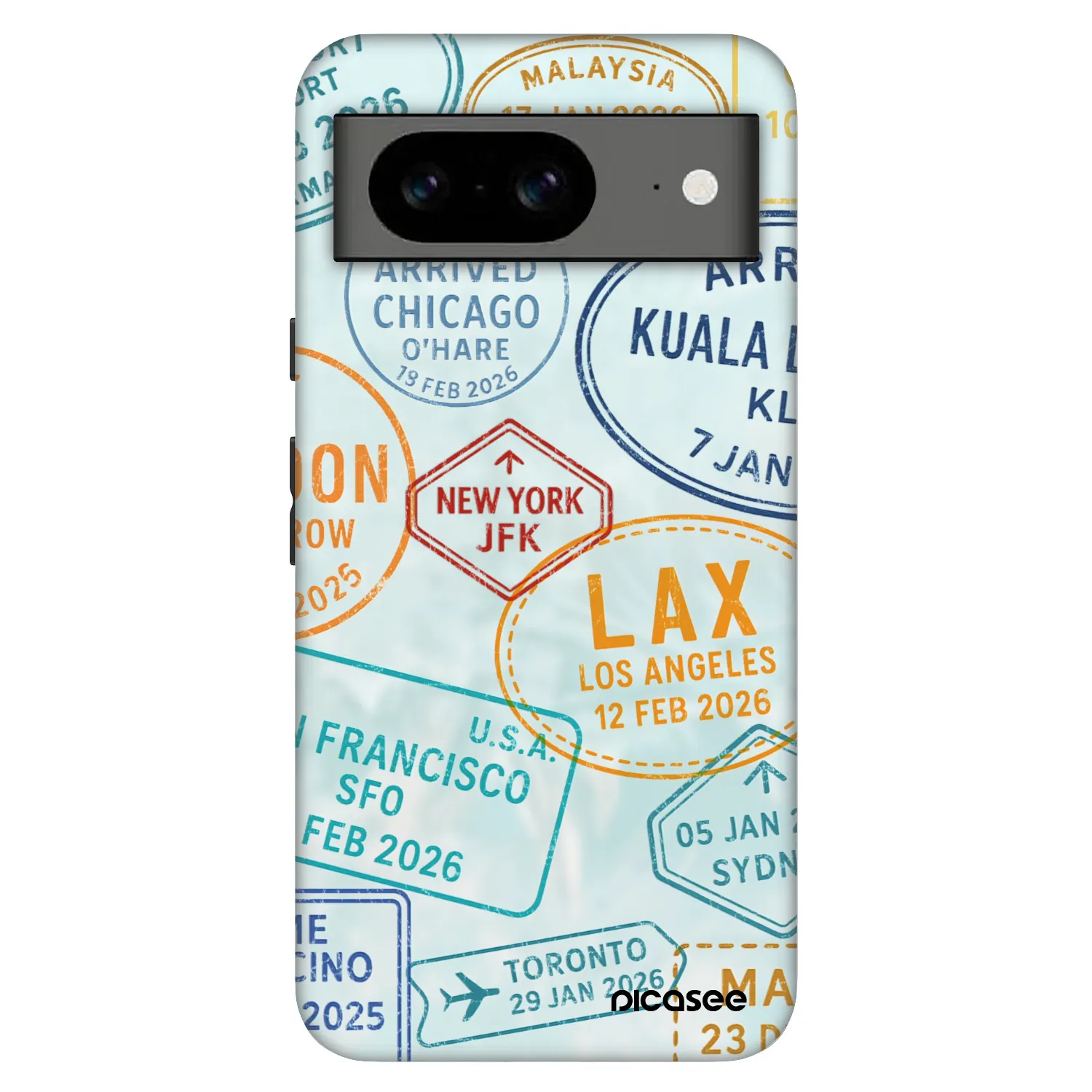 Picasee Fashion Case pentru Google Pixel 8 Pro - PASSPORT EDITION