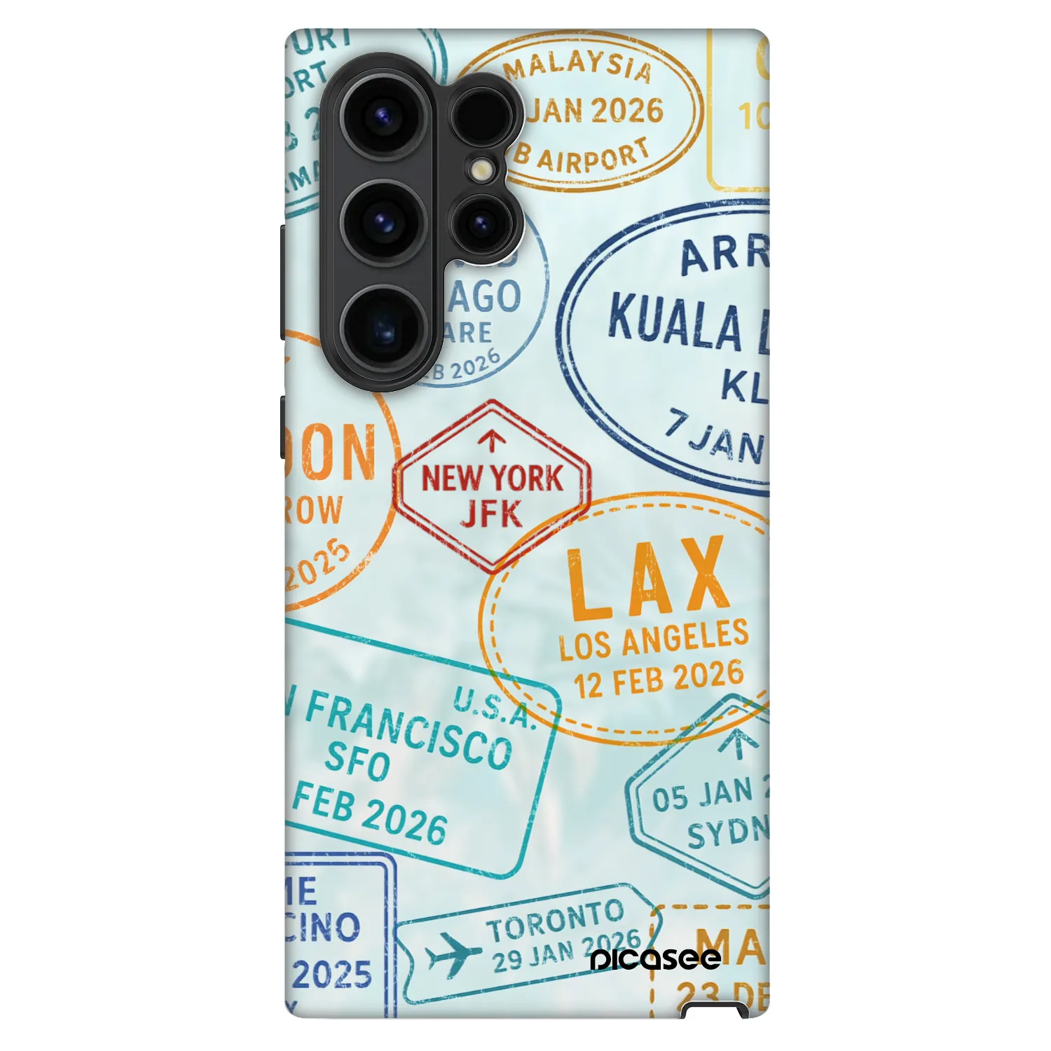 Picasee Fashion Case pentru Samsung Galaxy S23 Ultra 5G - PASSPORT EDITION