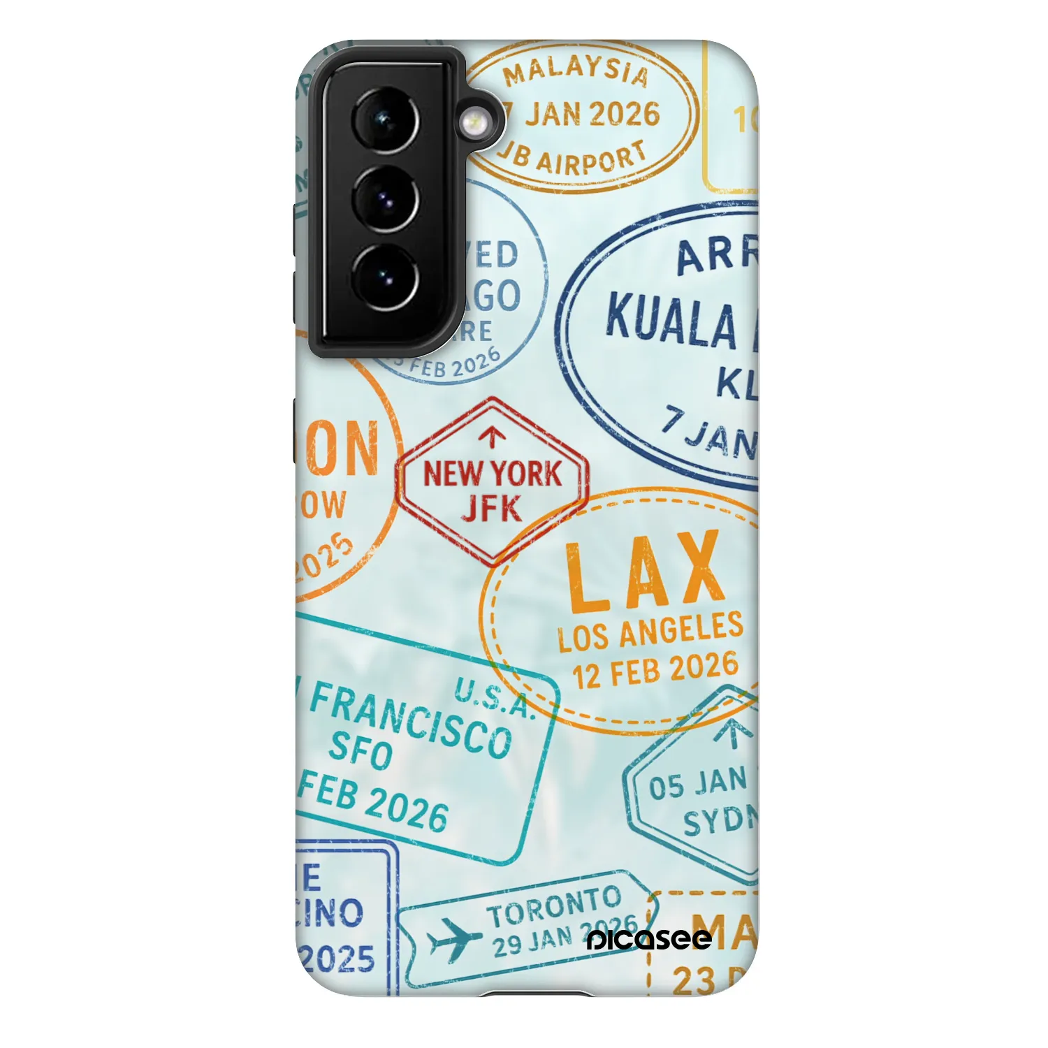 Picasee Fashion Case pentru Samsung Galaxy S21 FE 5G - PASSPORT EDITION