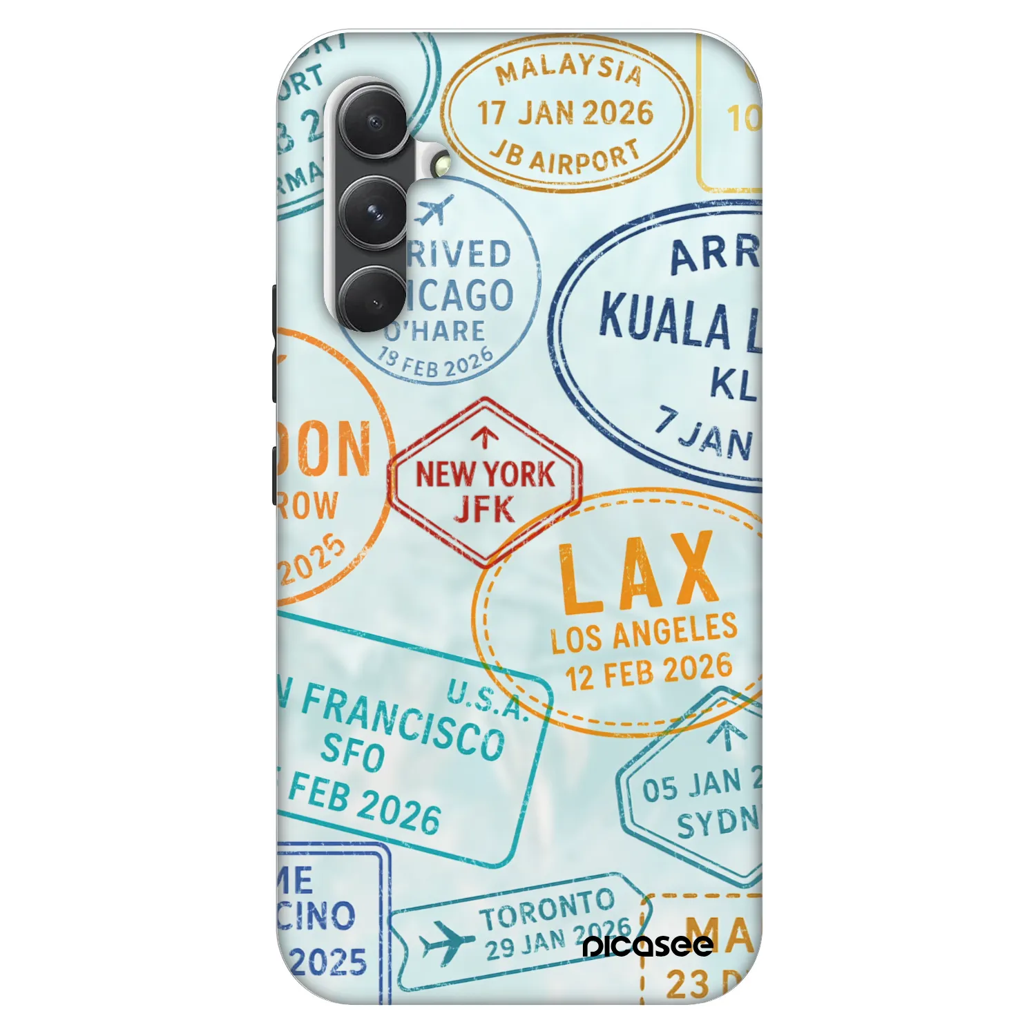 Picasee Fashion Case pentru Samsung Galaxy A34 5G A346B - PASSPORT EDITION