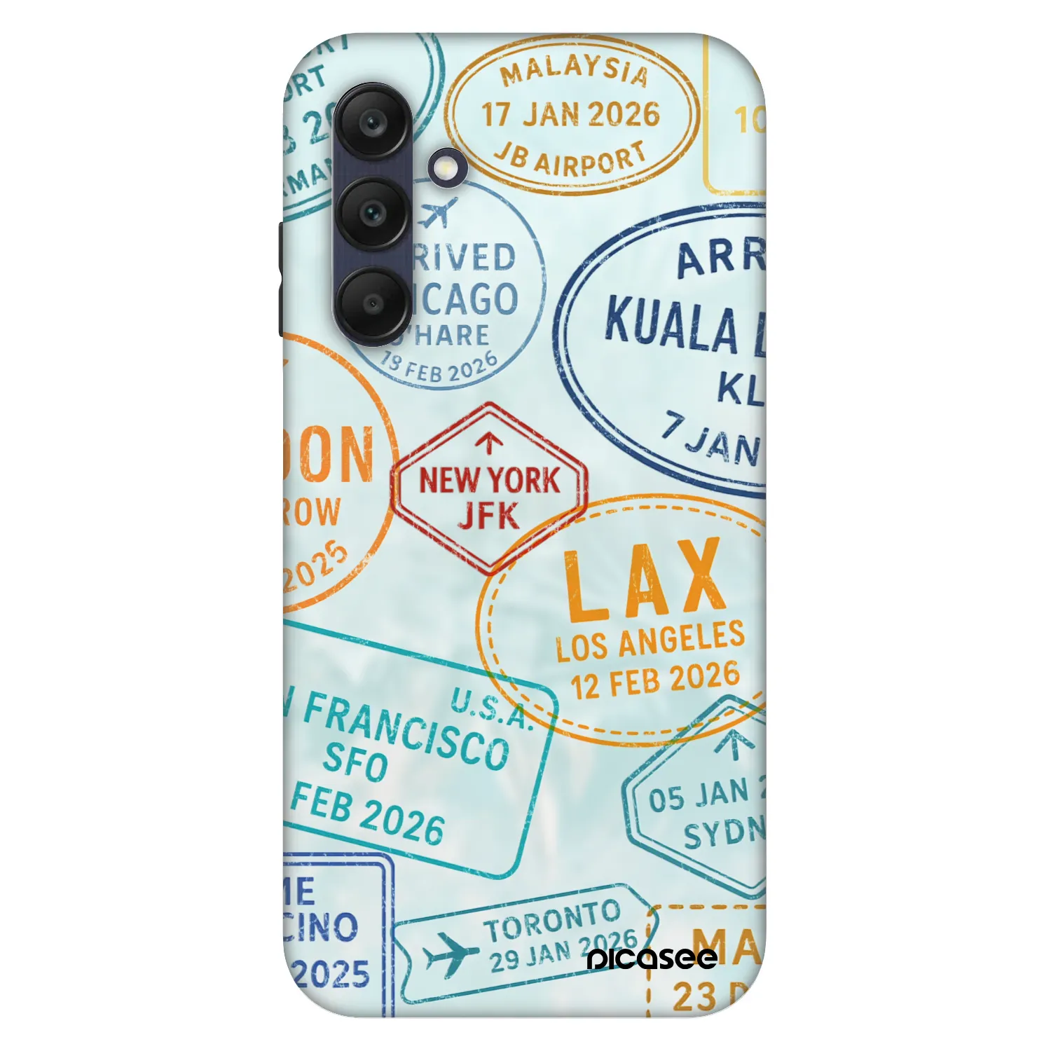 Picasee Fashion Case pentru Samsung Galaxy A25 A256B 5G - PASSPORT EDITION