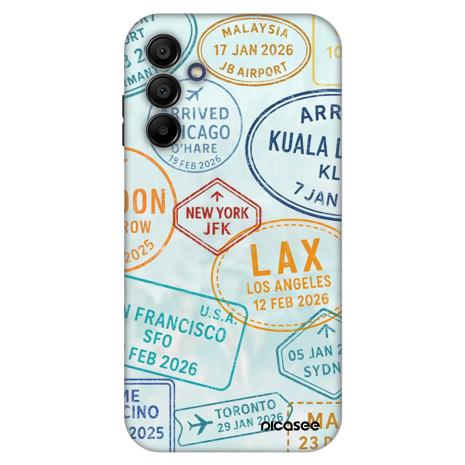 Picasee Fashion Case pentru Samsung Galaxy A15 A156B 5G - PASSPORT EDITION