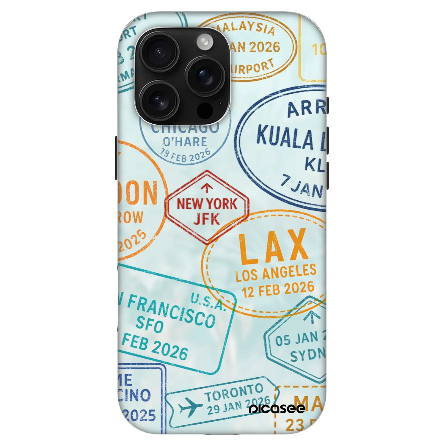 Picasee Fashion Case MagSafe pentru Apple iPhone 16 Pro Max - PASSPORT EDITION