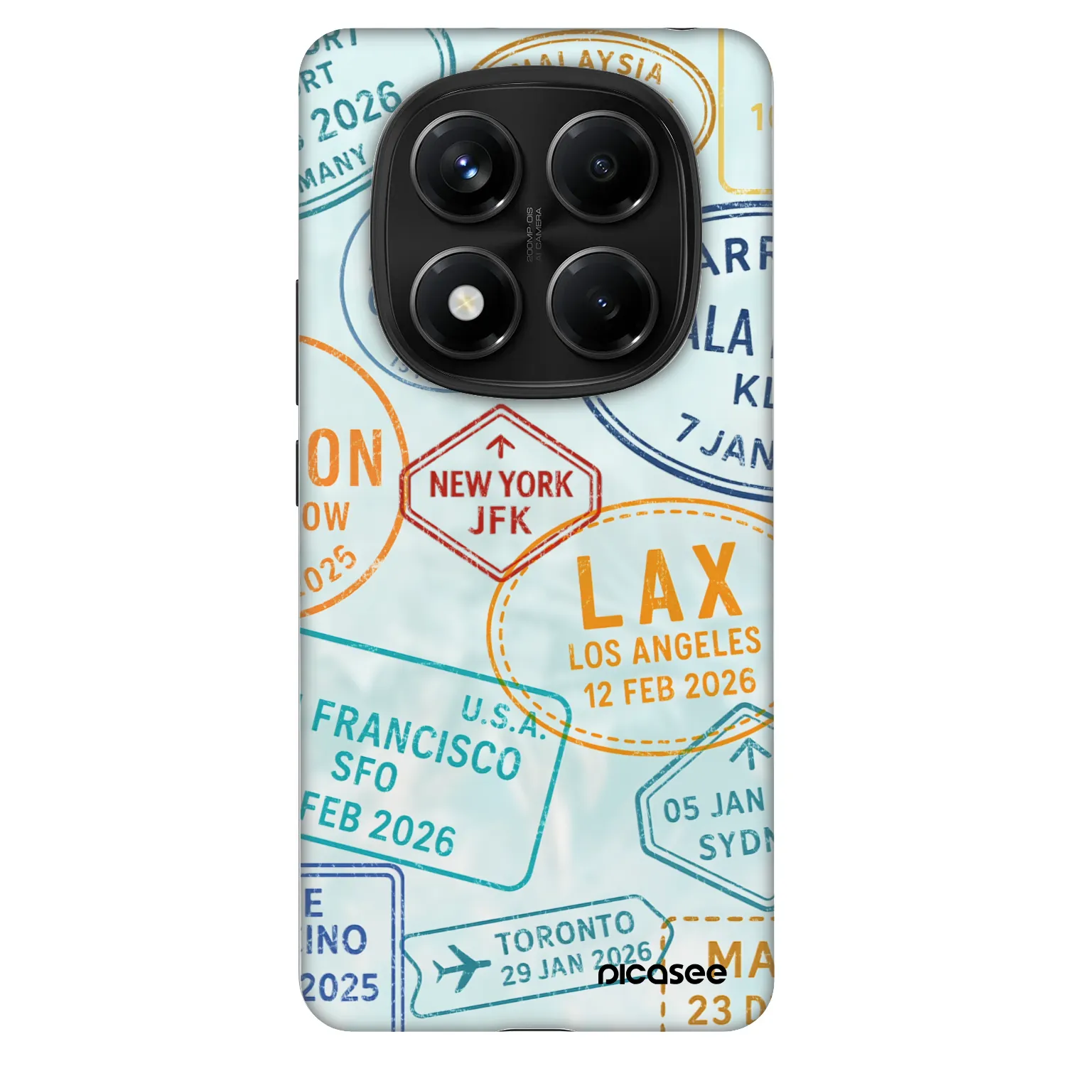 Picasee Fashion Case pentru Xiaomi Redmi Note 14 Pro 4G - PASSPORT EDITION