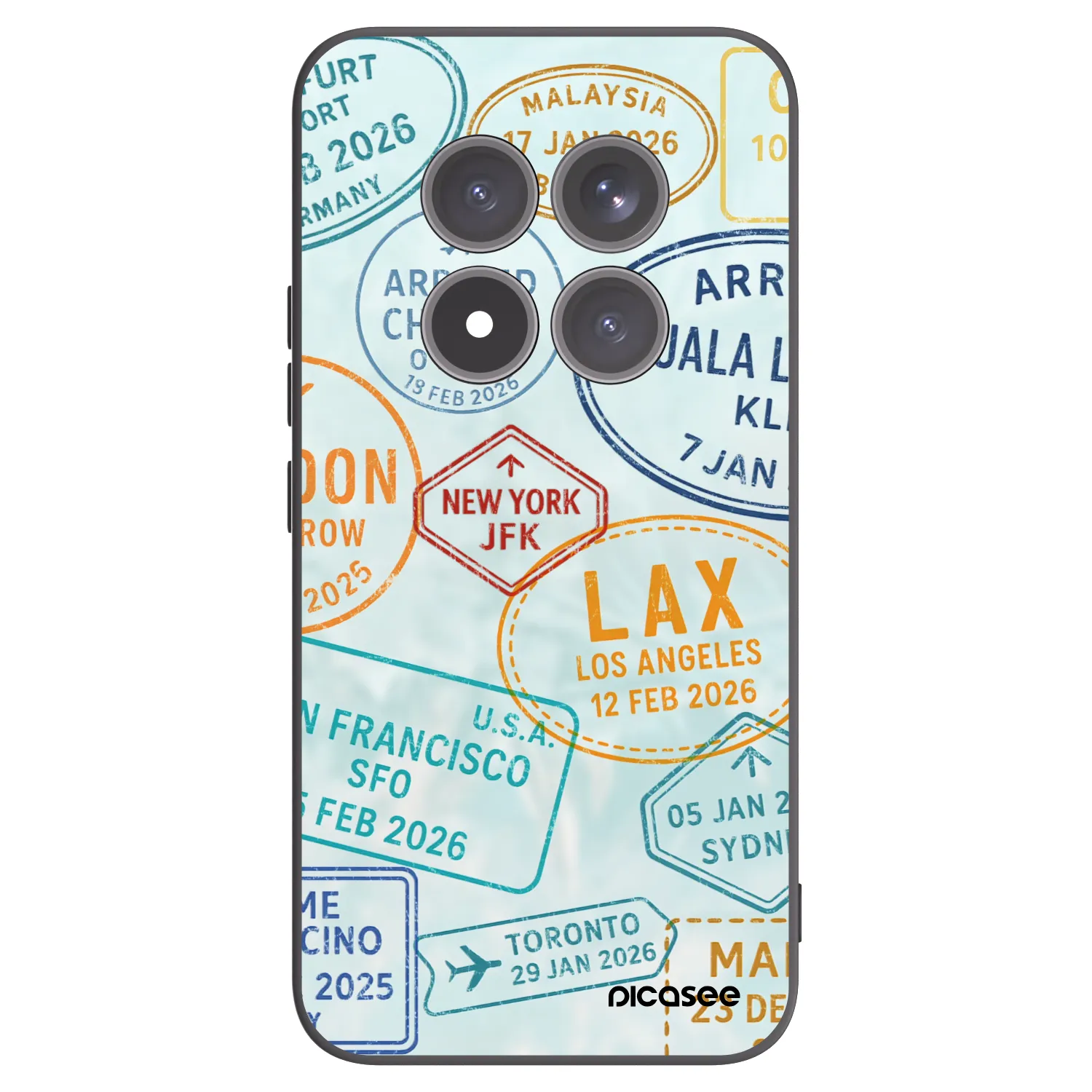 Picasee husă neagră din silicon pentru Xiaomi Redmi Note 15 Pro+ - PASSPORT EDITION