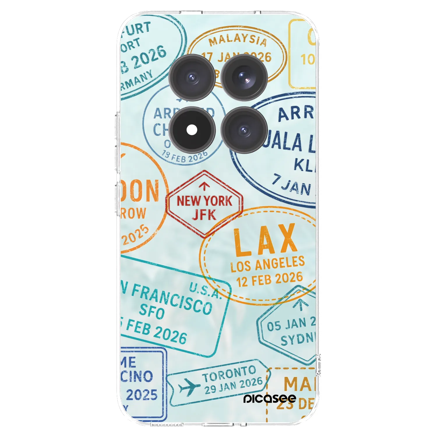 Picasee husă transparentă din silicon pentru Xiaomi Redmi Note 15 Pro+ - PASSPORT EDITION