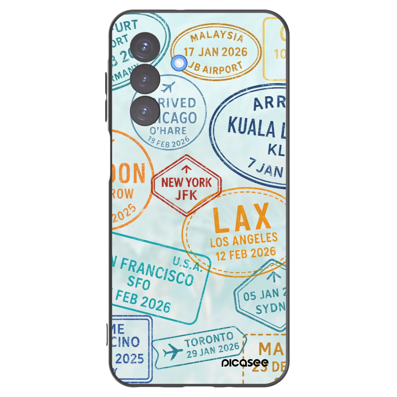 Picasee husă neagră din silicon pentru Samsung Galaxy A17 5G - PASSPORT EDITION