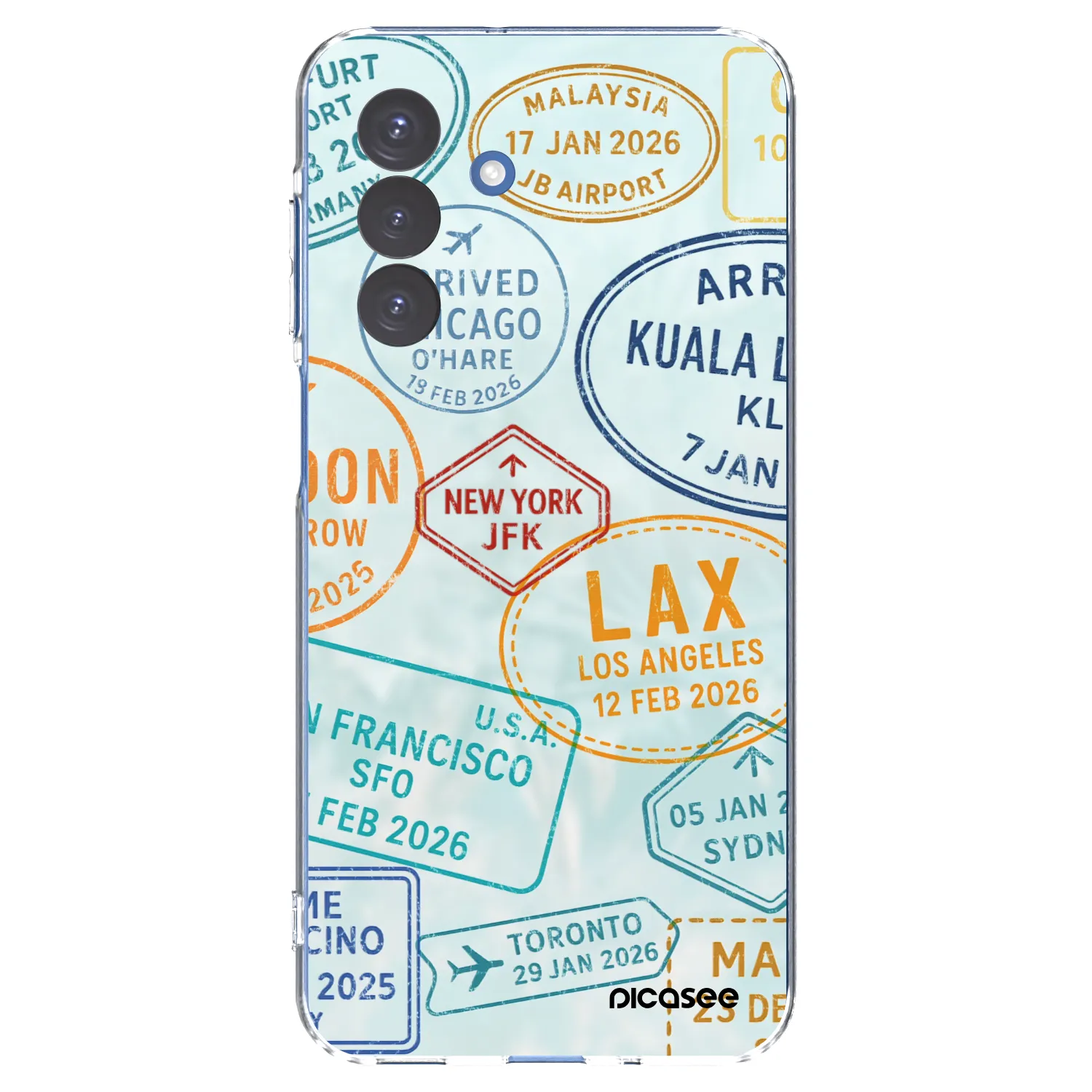 Picasee husă transparentă din silicon pentru Samsung Galaxy A17 5G - PASSPORT EDITION