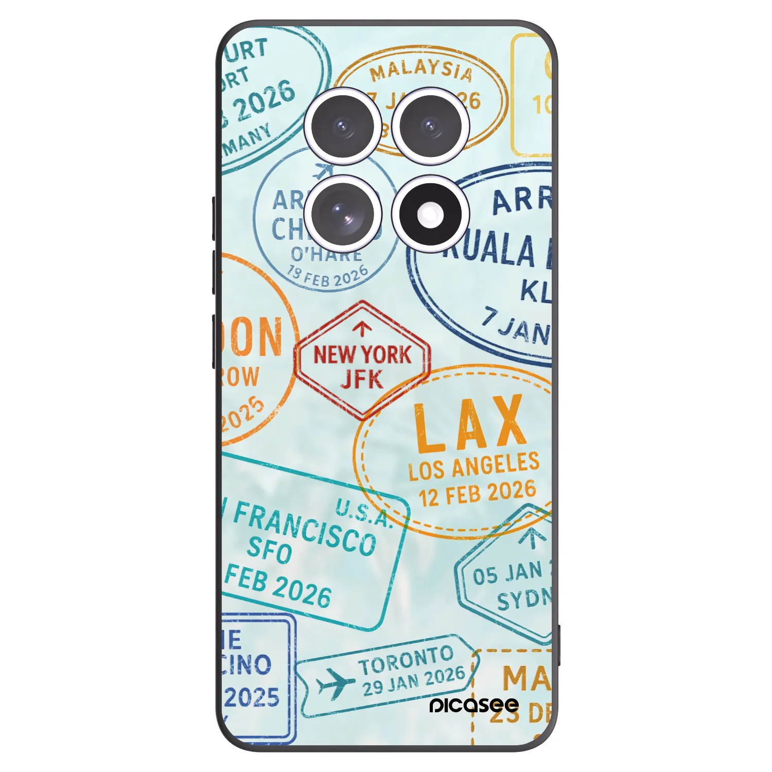 Picasee husă neagră din silicon pentru Xiaomi Redmi Note 15 - PASSPORT EDITION