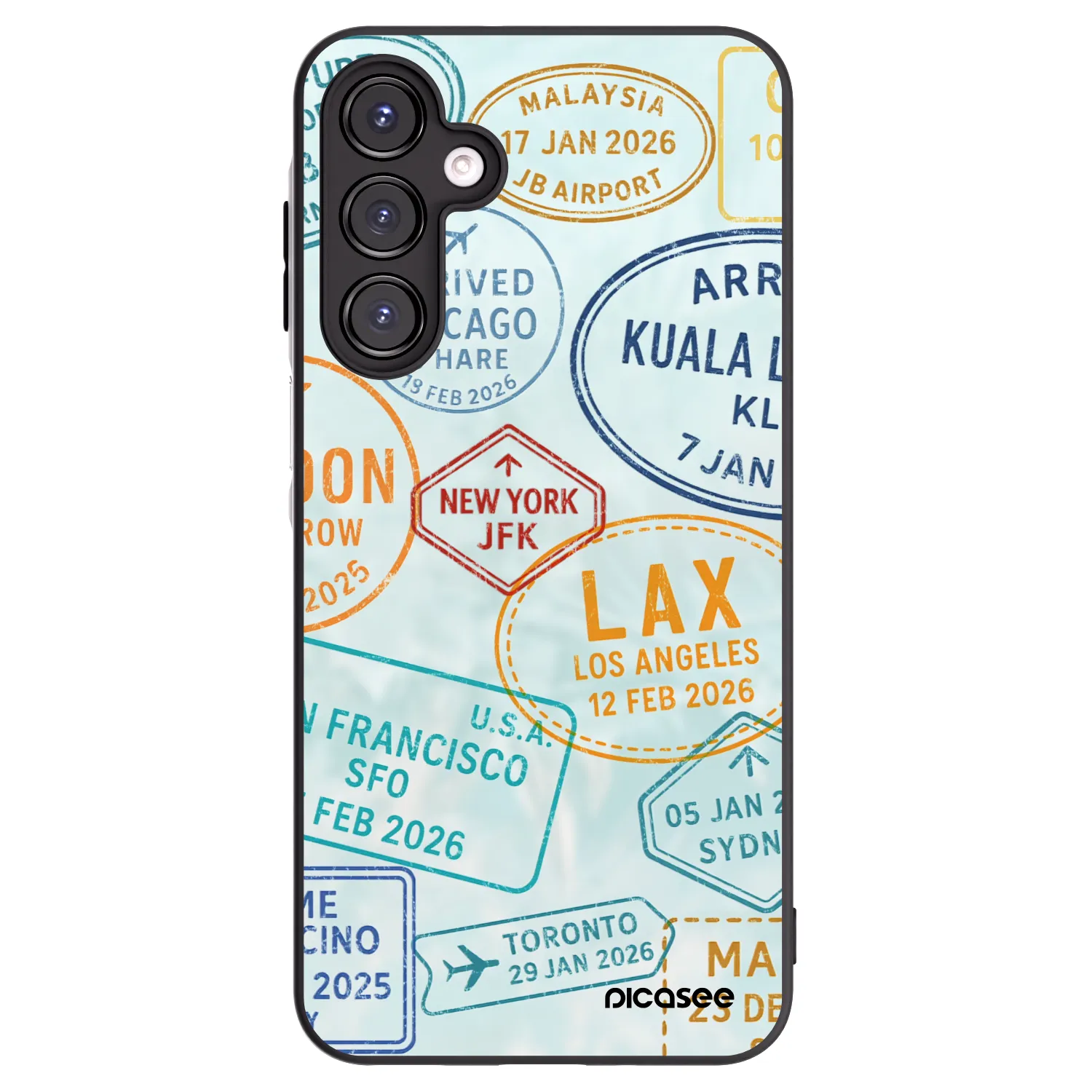 Picasee husă neagră din silicon pentru Samsung Galaxy A16 4G - PASSPORT EDITION