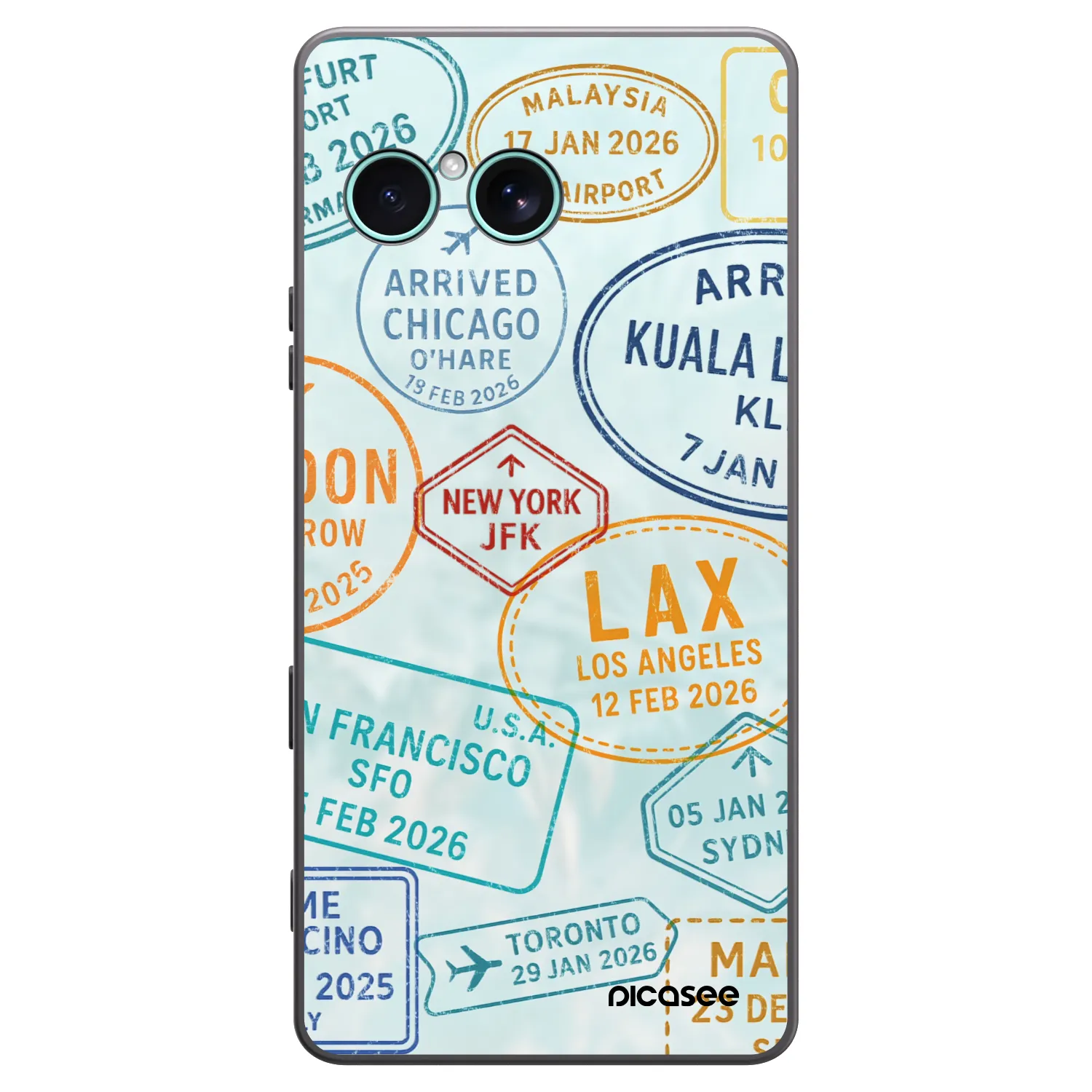 Picasee husă neagră din silicon pentru Sony Xperia 10 VII - PASSPORT EDITION