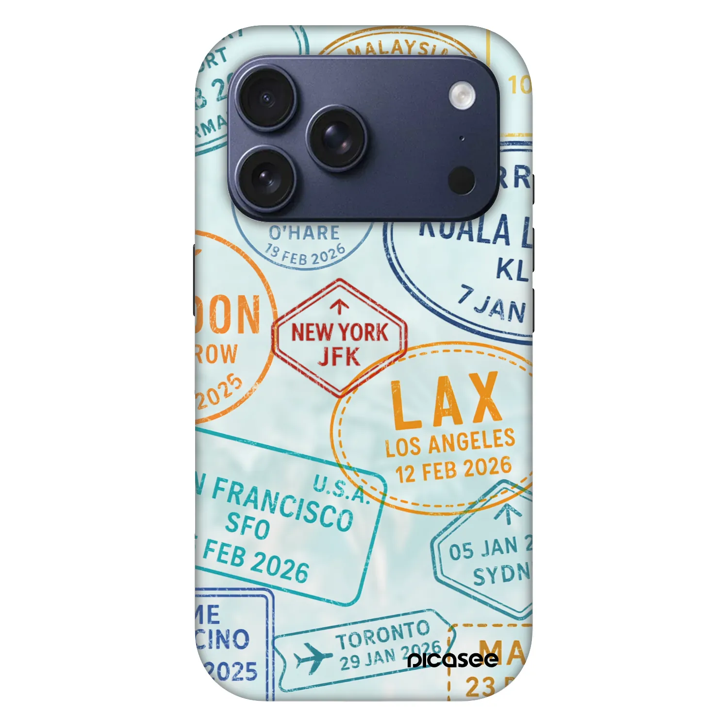 Picasee Fashion Case MagSafe pentru Apple iPhone 18 Pro - PASSPORT EDITION