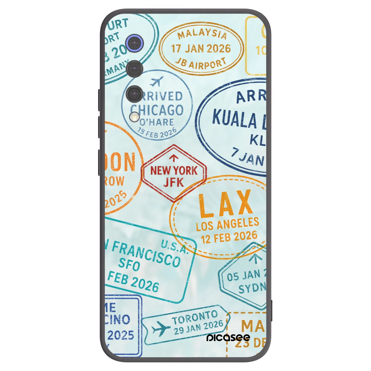 Picasee husă neagră din silicon pentru Xiaomi Mi 9 SE - PASSPORT EDITION