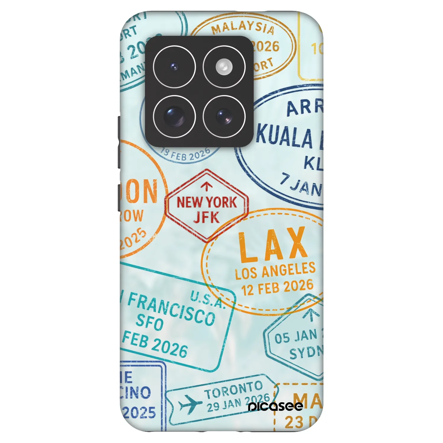 Picasee Fashion Case pentru Xiaomi 14 Pro - PASSPORT EDITION