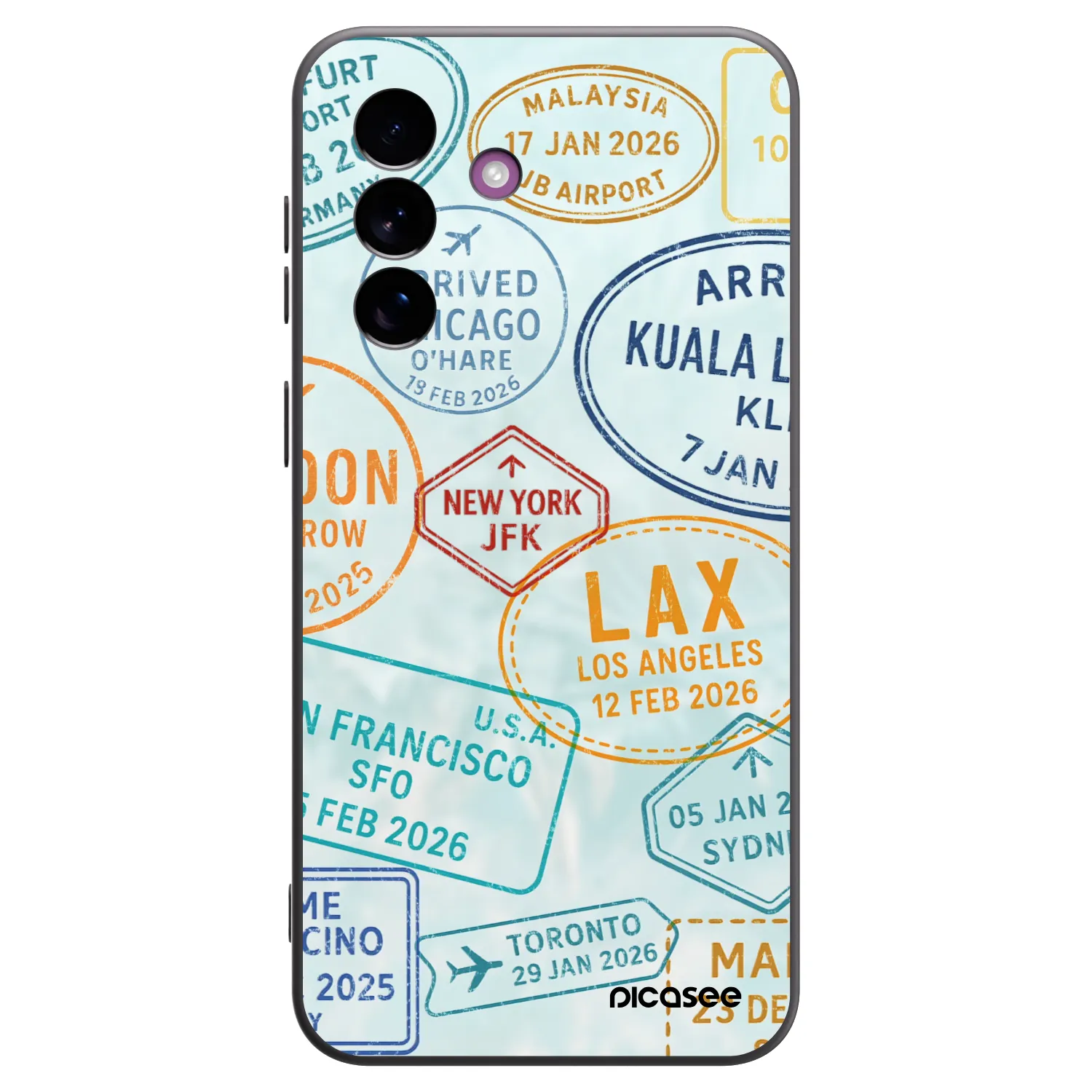 Picasee husă neagră din silicon pentru Samsung Galaxy A37 - PASSPORT EDITION