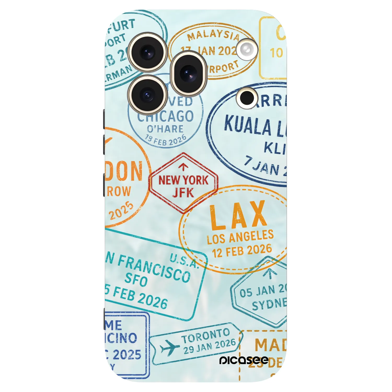 Picasee husă neagră din silicon pentru Honor 600 Pro - PASSPORT EDITION