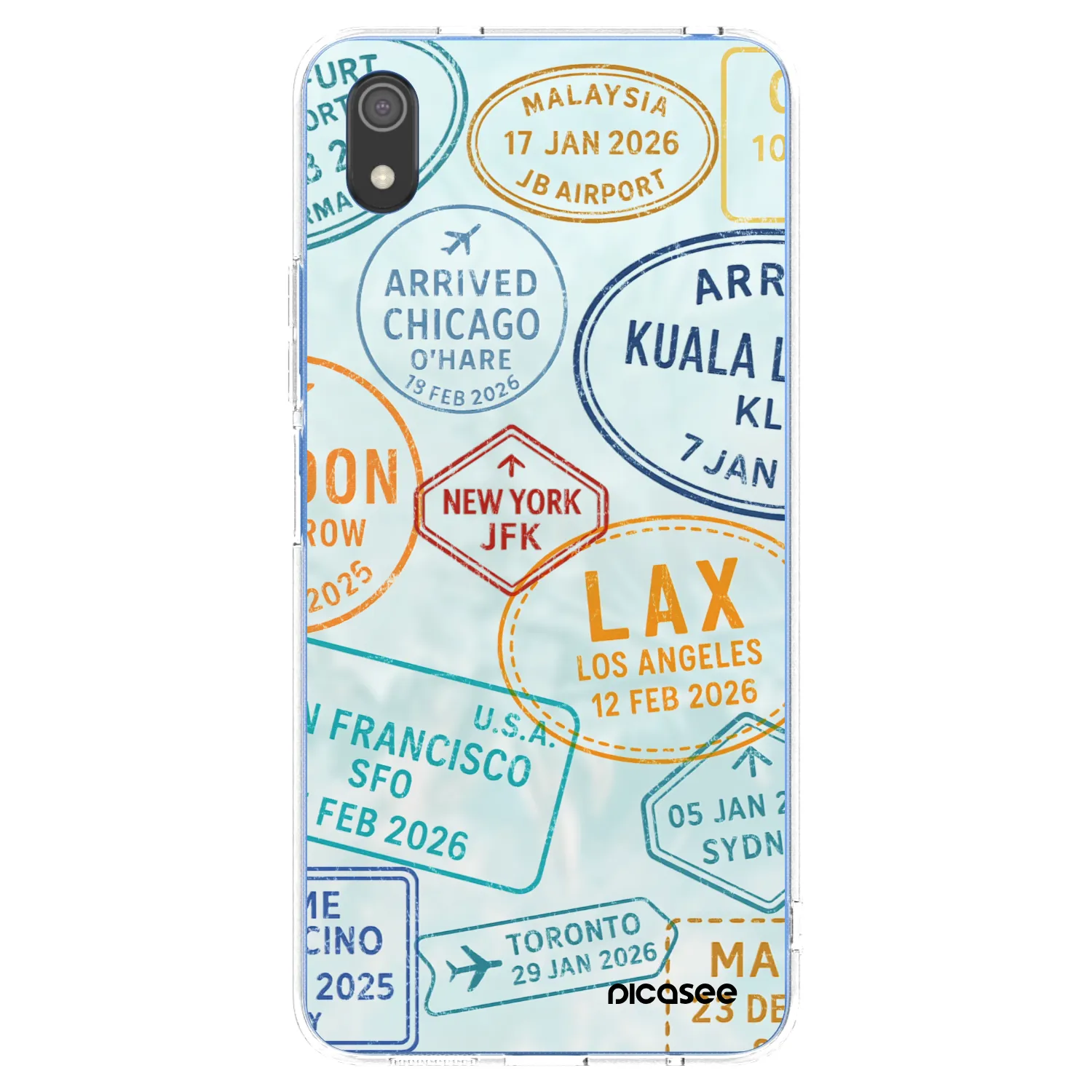 Picasee husă transparentă din silicon pentru Xiaomi Redmi 7A - PASSPORT EDITION