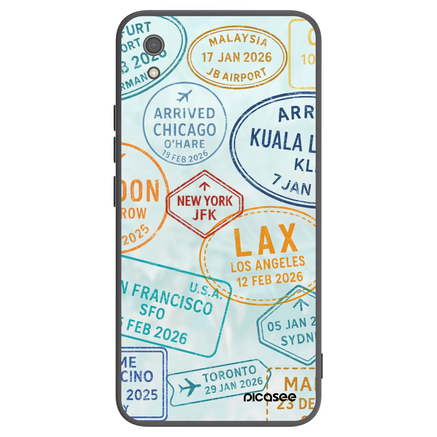 Picasee husă neagră din silicon pentru Xiaomi Redmi 7A - PASSPORT EDITION