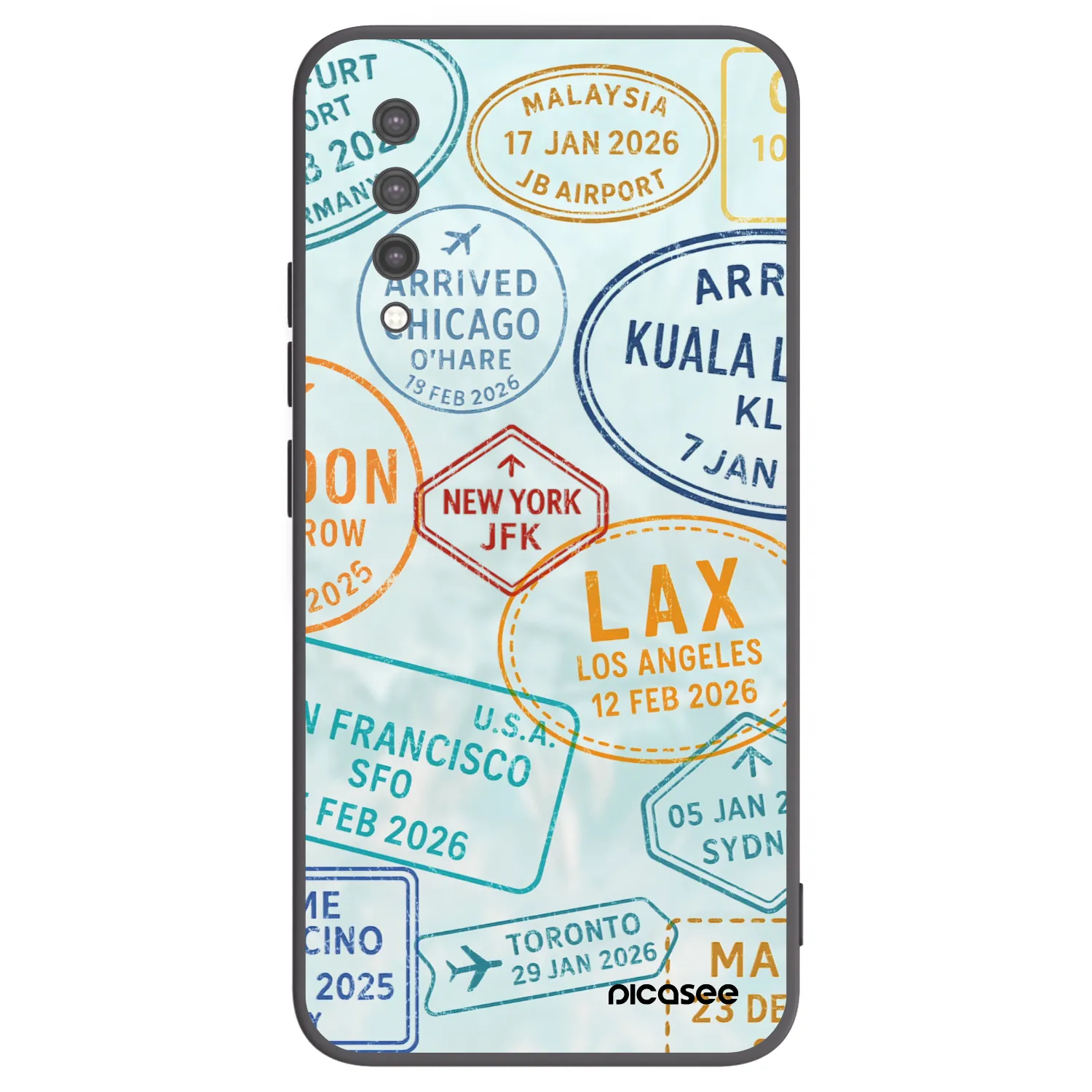 Picasee husă neagră din silicon pentru Xiaomi Mi 9 Lite - PASSPORT EDITION