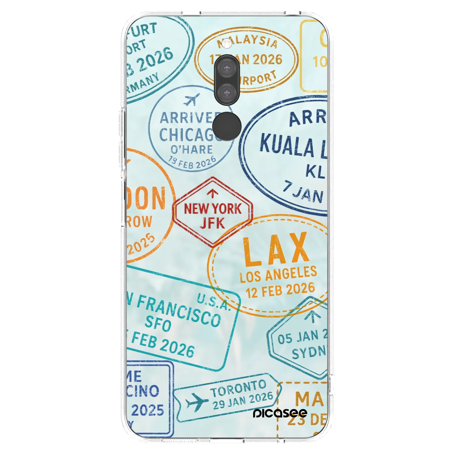 Picasee husă transparentă din silicon pentru Xiaomi Redmi 8 - PASSPORT EDITION