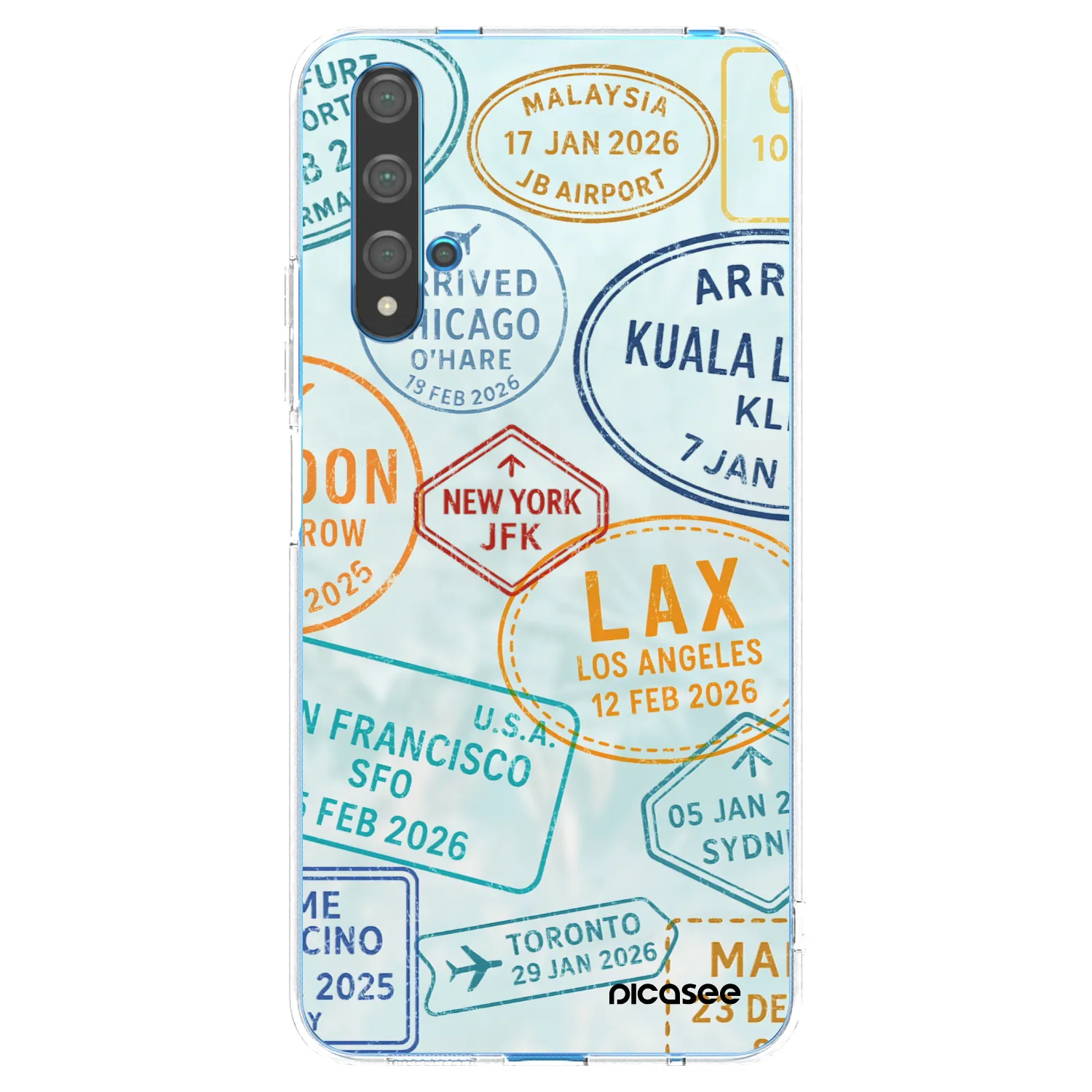 Picasee husă transparentă din silicon pentru Huawei Nova 5T - PASSPORT EDITION