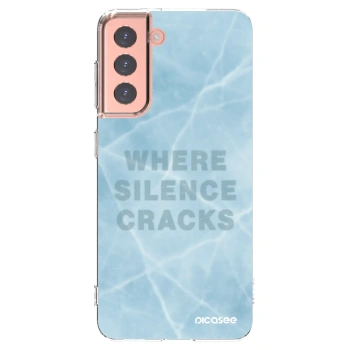 Picasee husă transparentă din silicon pentru Samsung Galaxy S21 5G G991B - SILENCE