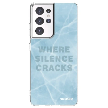 Picasee husă transparentă din silicon pentru Samsung Galaxy S21 Ultra 5G G998B - SILENCE