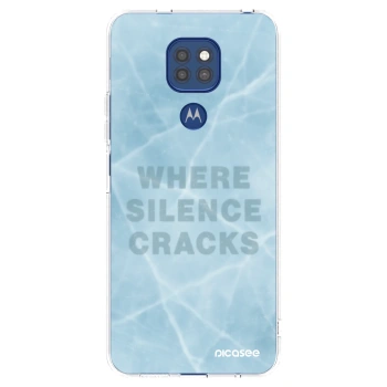 Picasee husă transparentă din silicon pentru Motorola Moto G9 Play - SILENCE
