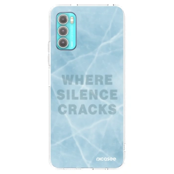 Picasee husă transparentă din silicon pentru Motorola Moto G60 - SILENCE