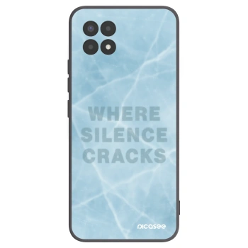 Picasee husă neagră din silicon pentru Realme 8i - SILENCE